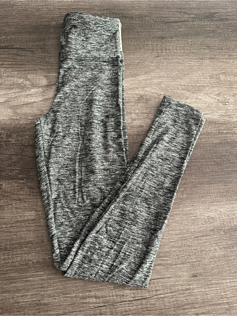 No Boundaries gray heather polyester & spandex leggings in XXS/XS